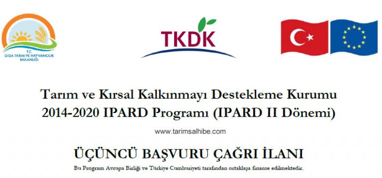 TKDK – IPARD 3.Hibe Çağrısı – 2018