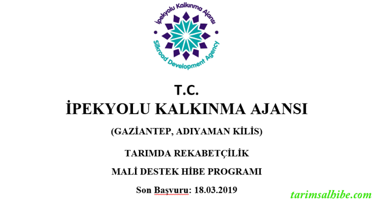 tarimsal proje güneydoğu hibeleri